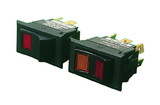 Sea-Dog 420258-1 Line Illuminating Rocker Switch - On/Off/On, Red/Yellow Lens