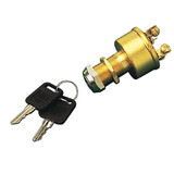 Sea-Dog 420356-1 Four Position Brass Ignition Switch - 13/16, Acc-Off-Ign. Start