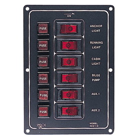 Sea-Dog 422110-1 Aluminum Vertical Switch Panel
