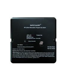 Safe-T-Alert 45-742-BL Dual LP/CO Alarm - 12V, 45 Series Flush Mount, Black