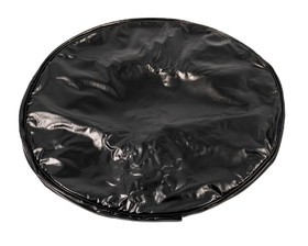 Camco 45260 Black Spare Tire Cover - Size N (Up to 24")