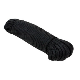 Extreme Max 3008.0459 Type III 550 Paracord Commercial Grade - 5/32" x 250', Black