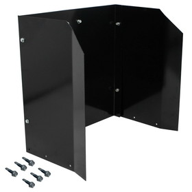 Extreme Max 5001.5034 Warm-Up Shield for Lever Lift Stand - Black, 22" L x 12-3/4" W x 20" H