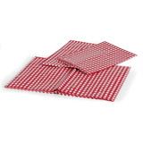Camco 51021 Red and White Tablecloth and Bench Covers