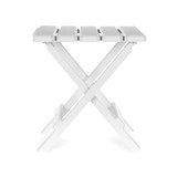 Camco 51685 Adirondack Folding Table Small - White