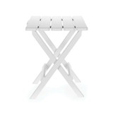 Camco 51695 Adirondack Folding Table Large - White