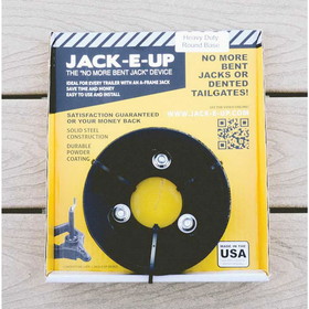 JACK-E-UP 5178 Heavy Duty Round Base Jack-E-Up - Black