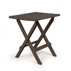 Camco 51886 Large Adirondack Folding Table - Brown