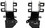 Roadmaster 521453-4 Crossbar-Style Tow Bar Baseplate for Jeep Gladiator (2020-2021)