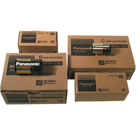 Universal Power Group D5314 Panasonic Alkaline Batteries - C-Cell, Pack of 24