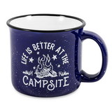 Camco 53387 Ceramic Mug - 14 oz., Campfire Design