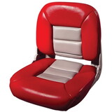 Tempress 54683 Navistyle Low-Back Boat Seat - Red/Gray