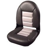 Tempress 54907 Navistyle High-Back Boat Seat - Charcoal/Gray