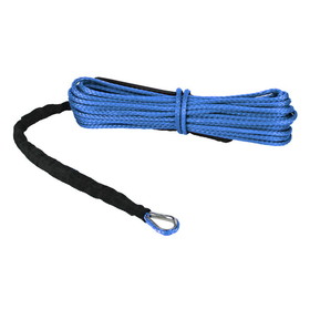 Extreme Max 5600.3078 "The Devil's Hair" Synthetic ATV / UTV Winch Rope - Blue