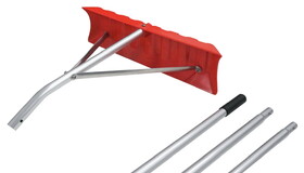 Extreme Max 5600.3288 Poly Roof Rake - 21' Reach with 23" Blade