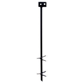 Tie Down 59086N Iron Root Double-Head Double-Helix Earth Anchor, 3/4" Rod x 48" L x 4" Helix, Class 4A - Pack of 8