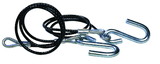 Tie Down Engineering 59537 Hitch Cables With Wire Safety Latch Class II - 3,500 lbs., Black Vinyl Jacketed