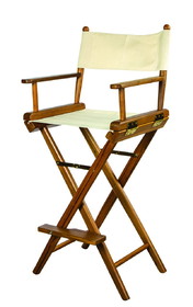 Whitecap 60048 Teak Captain's Chair - Natural Seat Cover