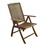 Whitecap 60071 Teak Folding Reclining Arm Chair