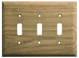 Whitecap 60179 Teak Triple Switch Cover