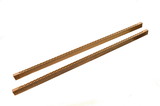 Whitecap 60880 Teak Louvered Door Side Rails Pair (Left and Right)
