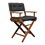 Whitecap 61041 Teak Director's Chair with Black Cushion - 18"