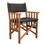 Whitecap 61051 Teak Director's Chair W/ Black Cushion 18-1/2"
