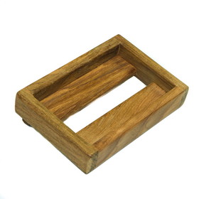 Whitecap 62314 Teak Soap Dish - 4-3/4" x 1-9/16" x 3-1/4"