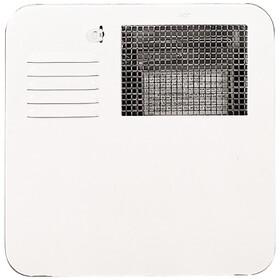 Suburban 6261APW Radius Corner Door for Water Heater - Polar White