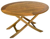 Whitecap 63037 Teak Rembrandt Table Oval Slat Top