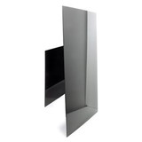 Norcold 636217 Refrigerator Door Panel - Lower, Black Acrylic, Fits NXA641 Models