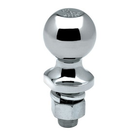 Reese 63884 Class I Hitch Ball, Chrome - 1-7/8" Ball x 1" x 2-1/8", 2,000 lbs.