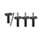 TRAC Outdoors T10075 Isolator Bolts, 4 Pack