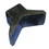 C.H. Yates 6Y33-4 Black Rubber Molded 'Y' Bow Stop - 3 in. x 3 in. x 0.5 in.