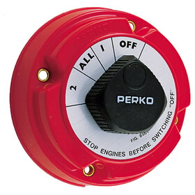 Perko 8503DP Medium Duty Battery Selector Switch with Alternator Field Disconnect