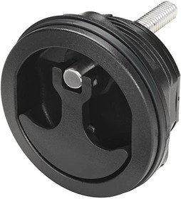 Whitecap 8730BC Black Nylon Non-Locking Compression Handle with S-226SO Cam 1/4 Turn