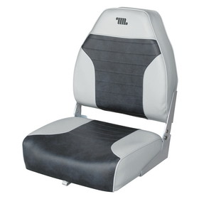 Wise 8WD588PLS-664 Plastic-Frame Seats - Grey/Charcoal