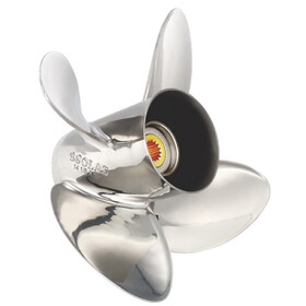 Solas 9453-130-19 Rubex HR4 Stainless Steel 4-Blade Propeller - RH, 13" Diameter x 19" Pitch