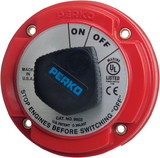 Perko 9603DP Medium Duty Main Battery Disconnect Switch with Alternator Field Disconnect