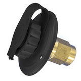 Valterra A01-0175LF Flush-Mount Water Inlet - FPT, 2-3/4