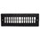 Valterra A10-3366VP Heating and A/C Floor Register - 2-1/4" x 10", Black