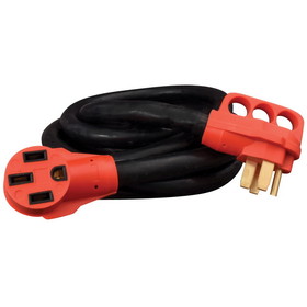 Valterra A10-5015EH Mighty Cord 50 Amp Extension Cord w/Handle - 15', Red