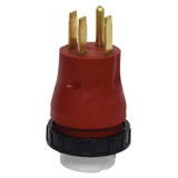Valterra A10-5050DAVP Mighty Cord Detachable Adapter Plug - 50AM to 50AF, Red (Carded)