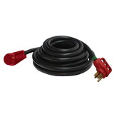 Valterra A10-5050EH Mighty Cord 50 Amp Extension Cord with Handle - 50', Red