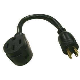 Valterra A10-G30450VP Mighty Cord 12" Generator Adapter Cord - 4-Prong, 30AM to 50AF