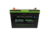 Amped Outdoors AO4S100 12V 100Ah Bluetooth Heated Lithium Battery