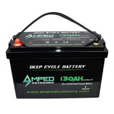 Amped Outdoors AO4S130 Dual Purpose Lithium Battery - 12V 130AH