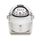 Ritchie Navigation B-51G Explorer Compass - Bracket Mount, White with White Dial