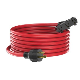 Energizer C25L53P3X15 All-Weather Extension Cord EC25058 - 25', 30A Male/3x 15A Female