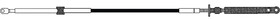Uflex C4X10 Standard Control Cable with C4 Stroke 3.1" (80mm) for BRP/Evinrude (Pre-1979) - 10'